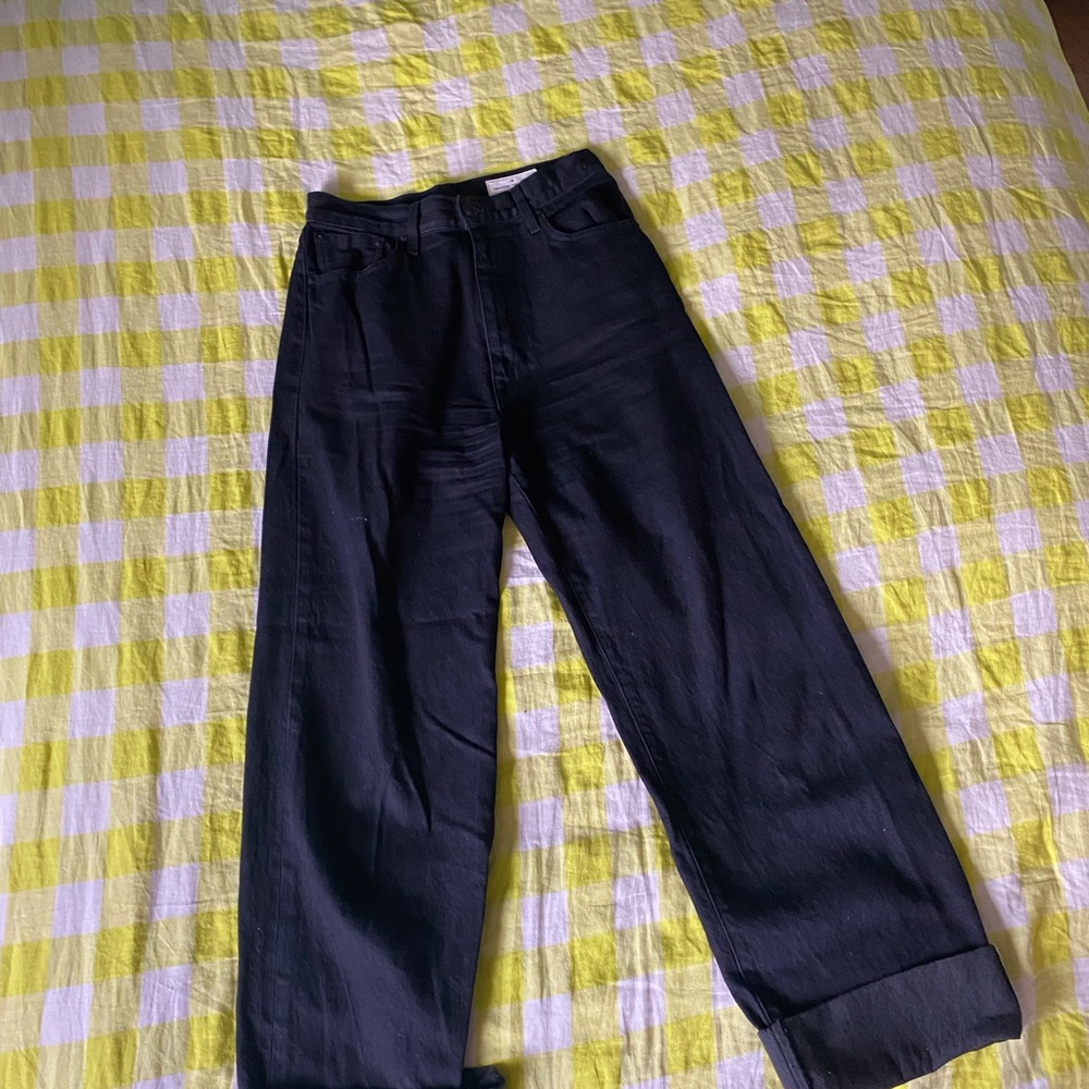 imogene + willie Black Straight Leg Jeans